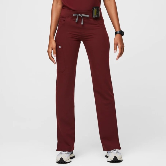 Figs Pants & Jumpsuits Figs Burgundy Kade Cargo Scrub Pants Xl Tall